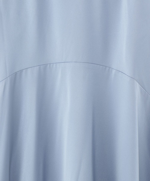 Heather（ヘザー）の「サテンキリカエマーメイドロングスカート　237964（スカート・レディース・ブラック/ベージュ/ブルー・FREE）」の9枚目の写真