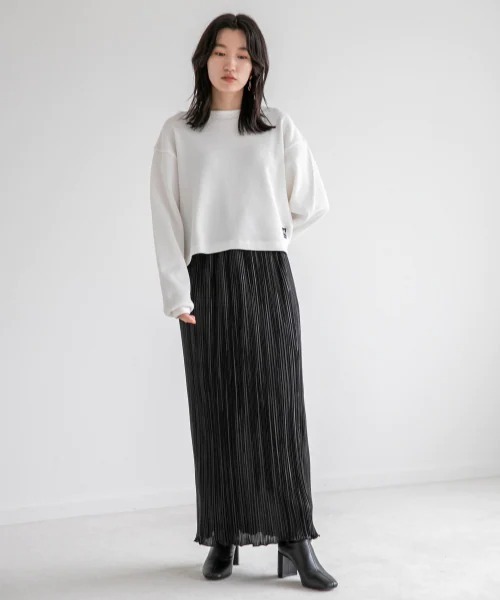 LOWRYS FARM(ローリーズファーム)の「StanRayワッフルロンT 219733(Tシャツ/カットソー・レディース・ホワイト/ピンク・FREE)」の6枚目の写真
