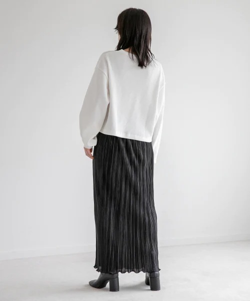 LOWRYS FARM(ローリーズファーム)の「StanRayワッフルロンT 219733(Tシャツ/カットソー・レディース・ホワイト/ピンク・FREE)」の7枚目の写真