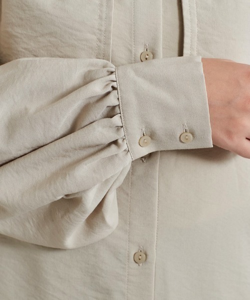 cepo（セポ）の「セーラーカラーシャツ（シャツ/ブラウス・レディース・ブラック/ベージュ/ピンク・M）」の5枚目の写真