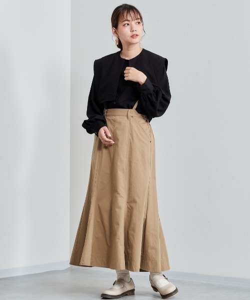 cepo（セポ）の「セーラーカラーシャツ（シャツ/ブラウス・レディース・ブラック/ベージュ/ピンク・M）」の6枚目の写真