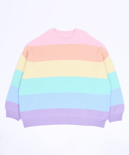 WC（ダブル シー）の「レインボービッグニット（ニット/セーター・レディース・その他/レインボー・FREE）」の12枚目の写真