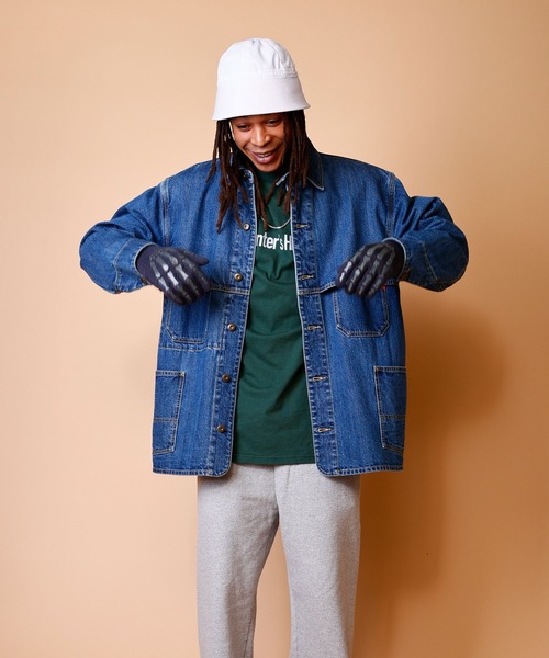 DOWN ON THE CORNER（ダウンオンザコーナー）の「SKULL GLOVE / スカル グローブ（手袋・メンズ・ダークネイビー/チャコールグレー・ONE SIZE）」の16枚目の写真