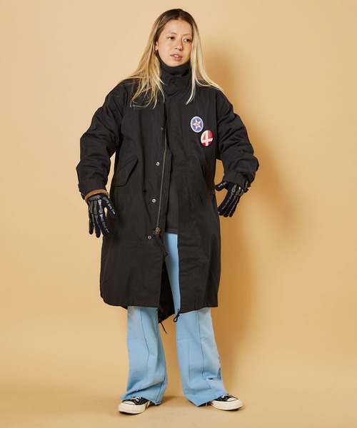 DOWN ON THE CORNER（ダウンオンザコーナー）の「SKULL GLOVE / スカル グローブ（手袋・メンズ・ダークネイビー/チャコールグレー・ONE SIZE）」の12枚目の写真
