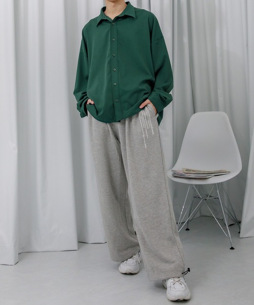 Adoon plain(アドーンプレーン)の「【Adoon plain】スウェットパンツ(スウェットパンツ・メンズ・ライトグレー/ブラック・SMALL/MEDIUM/LARGE)」の4枚目の写真