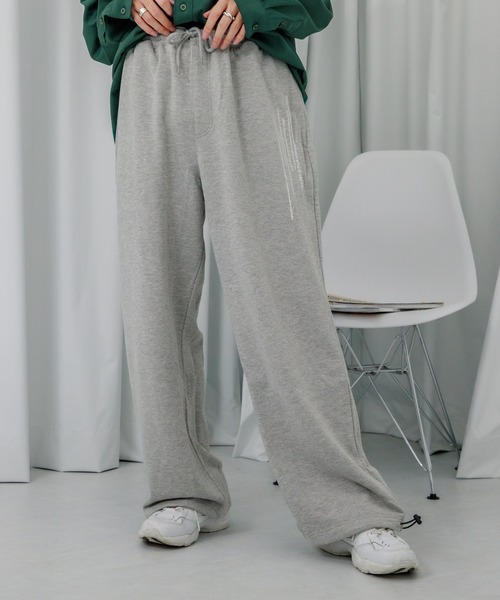 Adoon plain(アドーンプレーン)の「【Adoon plain】スウェットパンツ(スウェットパンツ・メンズ・ライトグレー/ブラック・SMALL/MEDIUM/LARGE)」の8枚目の写真