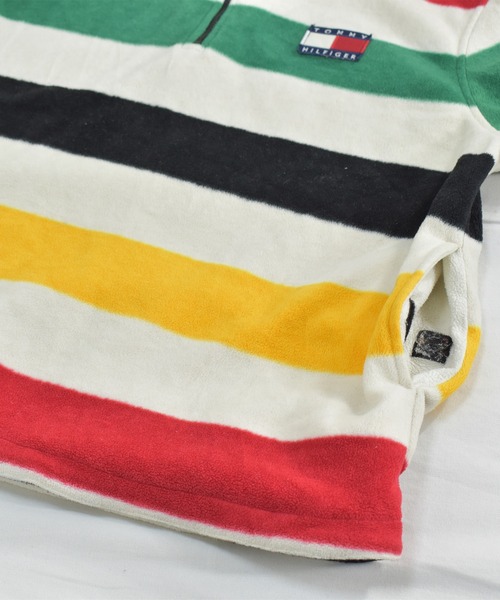 TOMMY HILFIGER（トミーヒルフィガー）の「【ヴィンテージ古着】TOMMY HILFIGER/トミーヒルフィガー ロゴ ハーフジップ フリース（その他トップス・メンズ・その他・X-LARGE）」の3枚目の写真