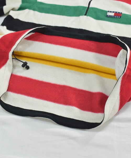 TOMMY HILFIGER（トミーヒルフィガー）の「【ヴィンテージ古着】TOMMY HILFIGER/トミーヒルフィガー ロゴ ハーフジップ フリース（その他トップス・メンズ・その他・X-LARGE）」の8枚目の写真