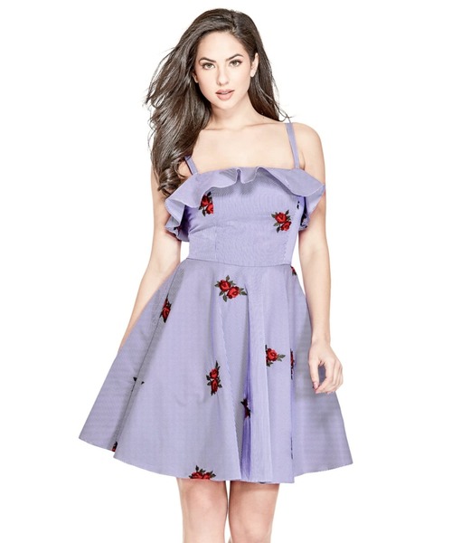 Ciara Dress ワンピース Guess ゲス のファッション通販 Zozotown