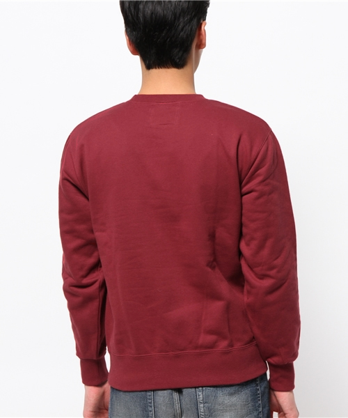 OUTLET（アウトレット）の「【WHO'S WHO gallery】BYIVYSWEAT（スウェット・メンズ・ワイン・MEDIUM/SMALL）」の4枚目の写真