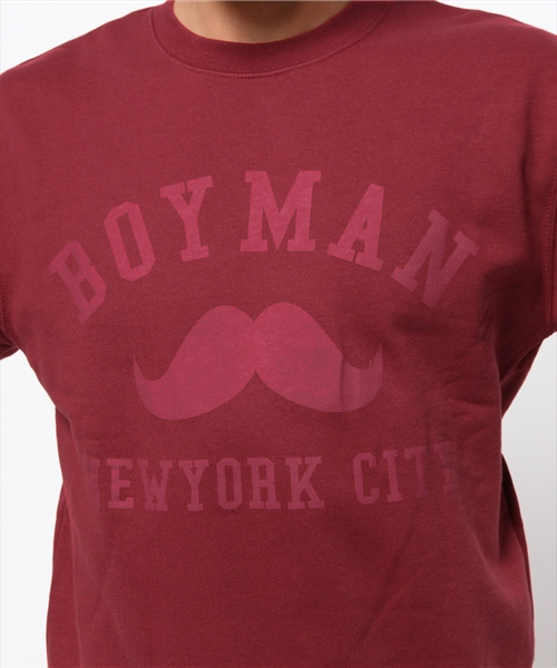 OUTLET（アウトレット）の「【WHO'S WHO gallery】BYIVYSWEAT（スウェット・メンズ・ワイン・MEDIUM/SMALL）」の8枚目の写真