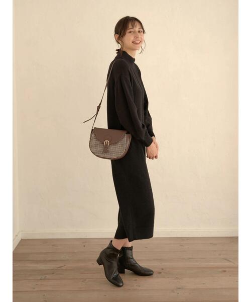 earth music&ecology（アースミュージックアンドエコロジー）の「Ｉラインニットワンピース＊（ワンピース・レディース・ブラック/ベージュ/グレー/ブルー・FREE）」の15枚目の写真