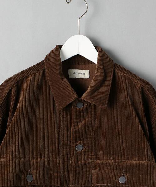 VAINL ARCHIVE(ヴァイナルアーカイブ)の「<VAINL ARCHIVE> THOMAS JK/ジャケット(ブルゾン・メンズ・ブラウン・M/L)」の3枚目の写真