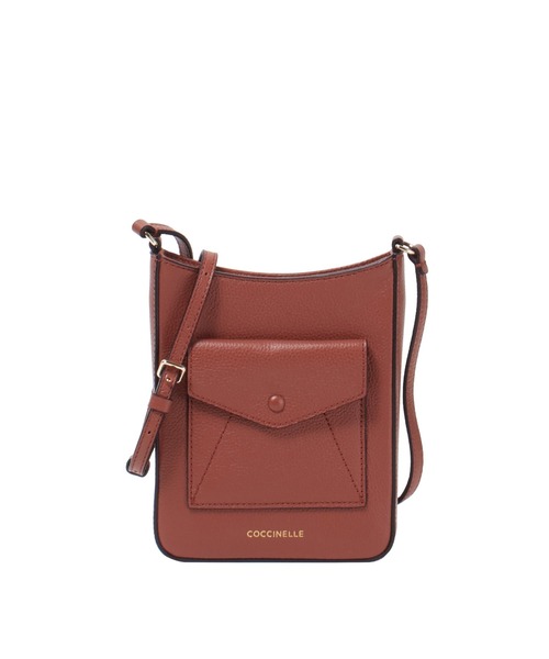 COCCINELLE(コチネレ)の「《COCCINELLE/コチネレ》EASY POCKET(ショルダーバッグ・レディース・ブラック系その他/ブラウン・FREE)」の1枚目の写真