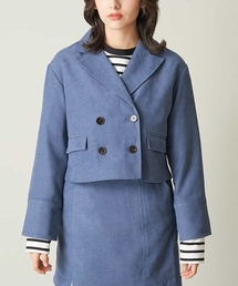 A de a.v.v | 【SET UP対応】ダブルボタンショートテーラードジャケット(テーラードジャケット)