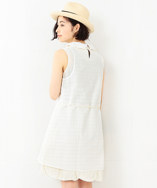 BEAMS BOY(ビームスボーイ)の「TORI-TO / 3枚 衿重ね ワンピース(ワンピース・レディース・ナチュラル・ONE SIZE)」の14枚目の写真