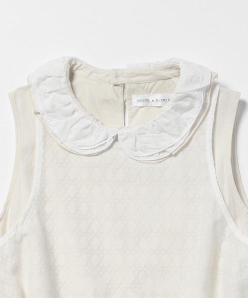 BEAMS BOY(ビームスボーイ)の「TORI-TO / 3枚 衿重ね ワンピース(ワンピース・レディース・ナチュラル・ONE SIZE)」の3枚目の写真