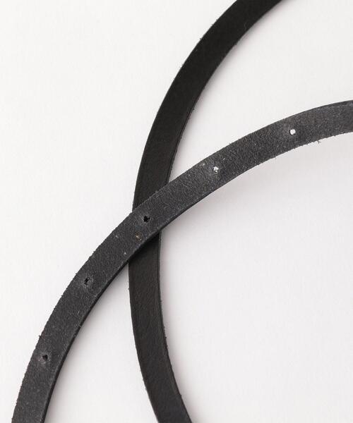 UNITED ARROWS & SONS（ユナイテッドアローズアンドサンズ）の「＜Hender Scheme(エンダー スキーマ)＞ snake belt/ベルト■■■（ベルト・メンズ・ナチュラル/ブラック・FREE）」の5枚目の写真