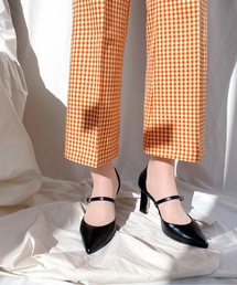 MAMIAN | ストラップデザイン セパレートパンプス (8.0cmヒール)(パンプス)