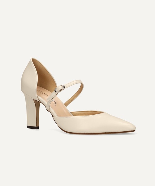 MAMIAN（マミアン）の「ストラップデザイン セパレートパンプス (8.0cmヒール)（パンプス・レディース・ブラック/ベージュ/アイボリー・22.5cm/23.5cm/24.5cm/23.0cm/24.0cm/22.0cm）」の8枚目の写真