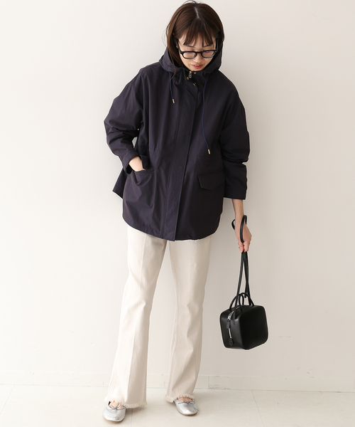 コットンナイロンショートモッズブルゾン SLOBE IENA(スローブイエナ)の「コットンナイロンショート