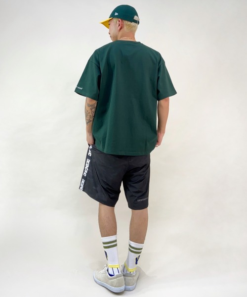 DC(ディーシー)の「DC/ディーシー ワイドフィット ワンポイント刺繍 ポケットTシャツ DST221021(Tシャツ/カットソー・メンズ・ブラック/グリーン/ホワイト・L/M/XL/2XL)」の20枚目の写真