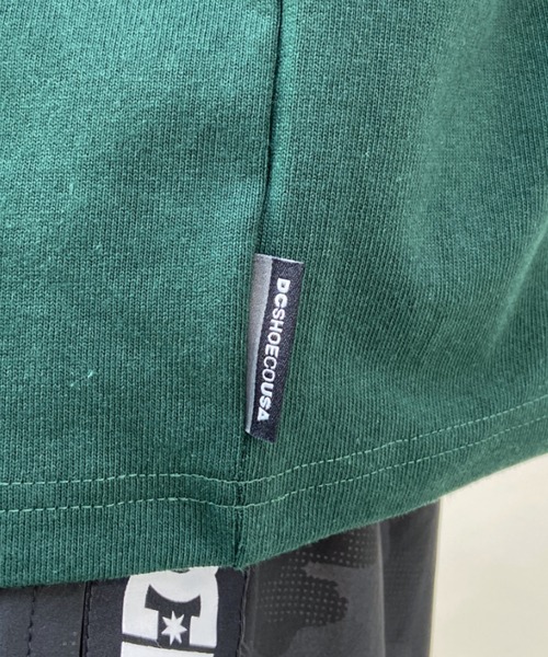 DC(ディーシー)の「DC/ディーシー ワイドフィット ワンポイント刺繍 ポケットTシャツ DST221021(Tシャツ/カットソー・メンズ・ブラック/グリーン/ホワイト・L/M/XL/2XL)」の16枚目の写真