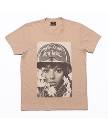 VINTAGE SLUB JERSEY S/SL TEE(FLOWER CHILD)