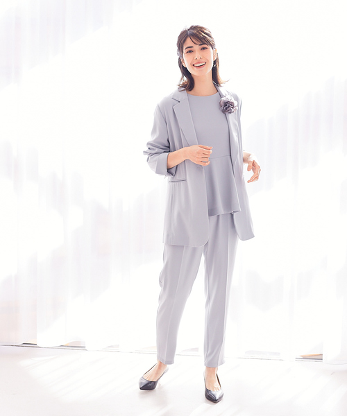 abahouse mavie（アバハウスマヴィ）の「ﾄﾞﾗｲﾀｯﾁｻﾃﾝﾌﾞﾗｳｽ（シャツ/ブラウス・レディース・ブラック/ネイビー/グレイッシュブルー・フリー）」の19枚目の写真