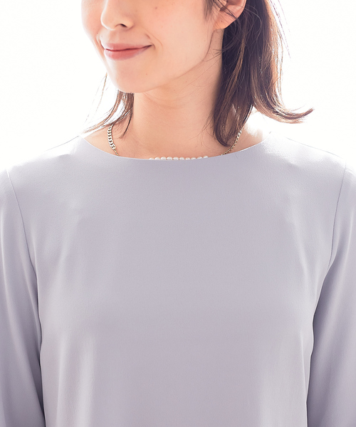 abahouse mavie（アバハウスマヴィ）の「ﾄﾞﾗｲﾀｯﾁｻﾃﾝﾌﾞﾗｳｽ（シャツ/ブラウス・レディース・ブラック/ネイビー/グレイッシュブルー・フリー）」の22枚目の写真