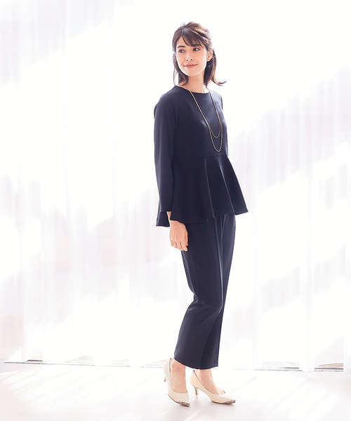 abahouse mavie（アバハウスマヴィ）の「ﾄﾞﾗｲﾀｯﾁｻﾃﾝﾌﾞﾗｳｽ（シャツ/ブラウス・レディース・ブラック/ネイビー/グレイッシュブルー・フリー）」の11枚目の写真