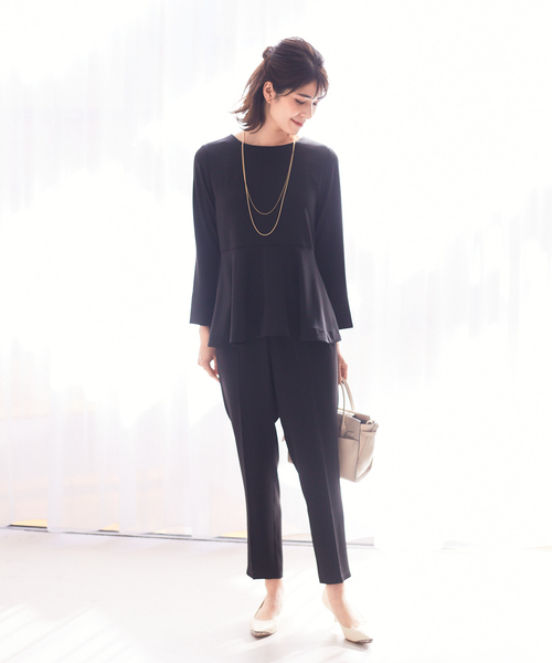 abahouse mavie（アバハウスマヴィ）の「ﾄﾞﾗｲﾀｯﾁｻﾃﾝﾌﾞﾗｳｽ（シャツ/ブラウス・レディース・ブラック/ネイビー/グレイッシュブルー・フリー）」の21枚目の写真