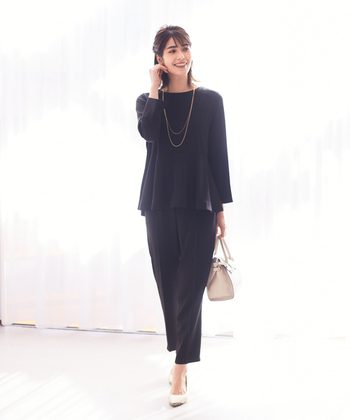 abahouse mavie（アバハウスマヴィ）の「ﾄﾞﾗｲﾀｯﾁｻﾃﾝﾌﾞﾗｳｽ（シャツ/ブラウス・レディース・ブラック/ネイビー/グレイッシュブルー・フリー）」の18枚目の写真