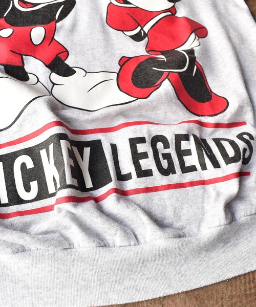 OLDMICKEY (オールドミッキー)の「【ヴィンテージ古着】90's Mickey & Minnie / ミッキー & ミニー スウェット USA製(スウェット・メンズ・グレー・SMALL)」の5枚目の写真