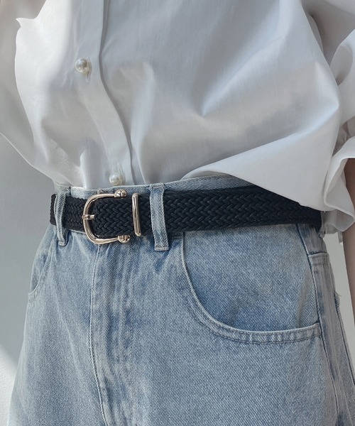 AS KNOW AS plus(アズノゥアズプラス)の「●オシャレバックルベルト(ベルト・レディース・ブラック/ブラウン/ブラウン系/ブラック系・FREE)」の17枚目の写真