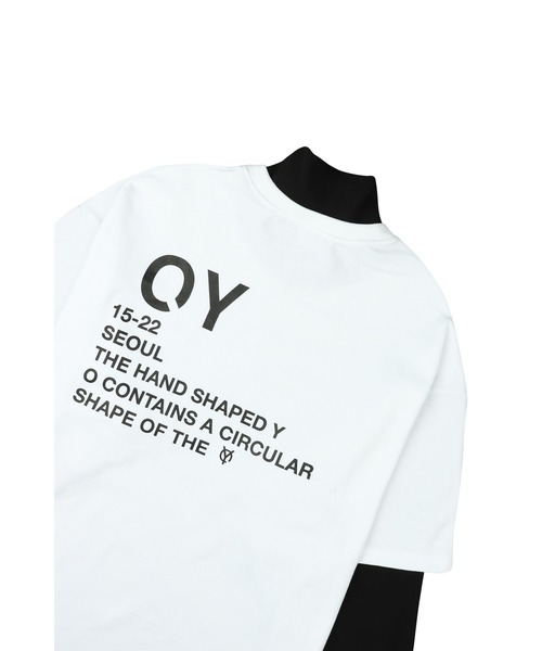 ★OY★BUTTERFLY LOGO LONG SLEEVE-WHITE★正規品/韓国直送料込 OY オーワイ 蝶ロゴ ロンT BUTTERFLY LOGO LONG SLEEVE/全2色