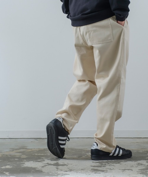 improves（インプローブス）の「ダブルニー スケーター ワイドパンツ（チノパンツ・メンズ・オフホワイト/ベージュ/ブラック/オリーブ/ダークブラウン・MEDIUM/LARGE）」の10枚目の写真