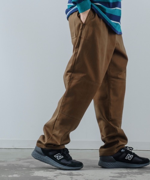 improves（インプローブス）の「ダブルニー スケーター ワイドパンツ（チノパンツ・メンズ・オフホワイト/ベージュ/ブラック/オリーブ/ダークブラウン・MEDIUM/LARGE）」の11枚目の写真