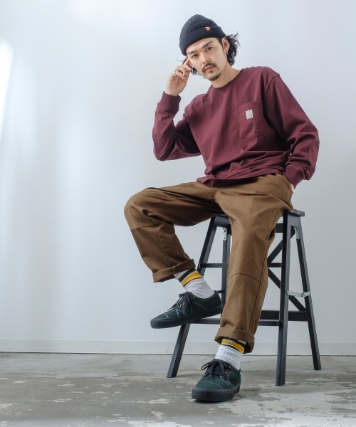 improves（インプローブス）の「ダブルニー スケーター ワイドパンツ（チノパンツ・メンズ・オフホワイト/ベージュ/ブラック/オリーブ/ダークブラウン・MEDIUM/LARGE）」の22枚目の写真