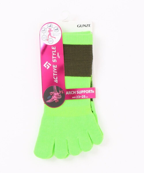 ACTIVE STYLE/アクティブスタイル アーチサポート 5本指ソックス