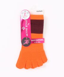 GUNZE（グンゼ）の「ACTIVE STYLE/アクティブスタイル　アーチサポート 5本指ソックス　スニーカー丈（ソックス/靴下）」