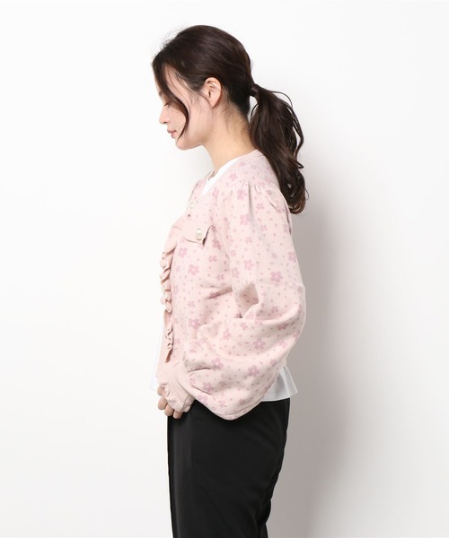 Swankiss(スワンキス)の「JF fleur JQ C/D(カーディガン/ボレロ・レディース・ブラック/オフホワイト/ピンク・FREE)」の15枚目の写真