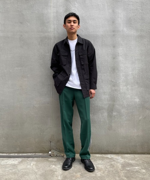 CIAOPANIC（チャオパニック）の「一枚で男らしさ溢れるミリタリー感に！M-65 BDUジャケット（ミリタリージャケット・メンズ・ホワイト/ブラック/オリーブ・MEDIUM/LARGE）」の11枚目の写真