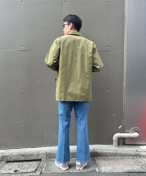 CIAOPANIC（チャオパニック）の「一枚で男らしさ溢れるミリタリー感に！M-65 BDUジャケット（ミリタリージャケット・メンズ・ホワイト/ブラック/オリーブ・MEDIUM/LARGE）」の19枚目の写真