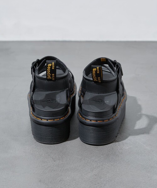 Dr. Martens（ドクターマーチン）の「【Dr.Martens/ドクターマーチン】 BLAIRE QUAD/QUAD ZEBRILUS BLAIRE/ゼブリラス ブレアープラットフォームサンダル（サンダル・レディース・ホワイト/ブラック・6/4/5/3）」の3枚目の写真