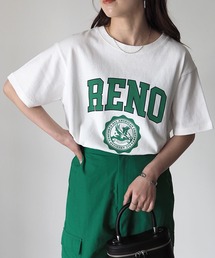 Riberry | コットンカレッジロゴT(Tシャツ/カットソー)