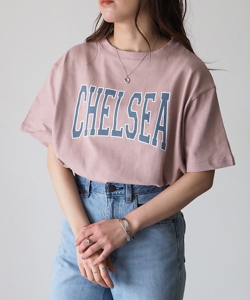 Riberry(リベリー)の「コットンカレッジロゴT(Tシャツ/カットソー・レディース・A/B/C/D/E/F/G/H/I/J/K/L/M/N/P/O・FREE)」の6枚目の写真