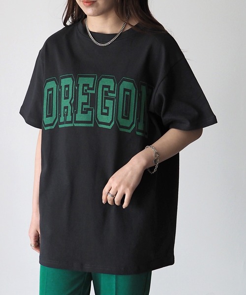 Riberry(リベリー)の「コットンカレッジロゴT(Tシャツ/カットソー・レディース・A/B/C/D/E/F/G/H/I/J/K/L/M/N/P/O・FREE)」の10枚目の写真