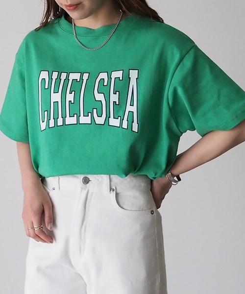 Riberry(リベリー)の「コットンカレッジロゴT(Tシャツ/カットソー・レディース・A/B/C/D/E/F/G/H/I/J/K/L/M/N/P/O・FREE)」の15枚目の写真