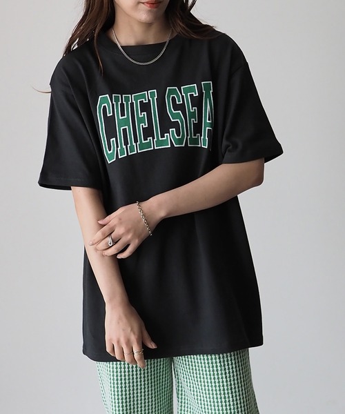 Riberry(リベリー)の「コットンカレッジロゴT(Tシャツ/カットソー・レディース・A/B/C/D/E/F/G/H/I/J/K/L/M/N/P/O・FREE)」の16枚目の写真